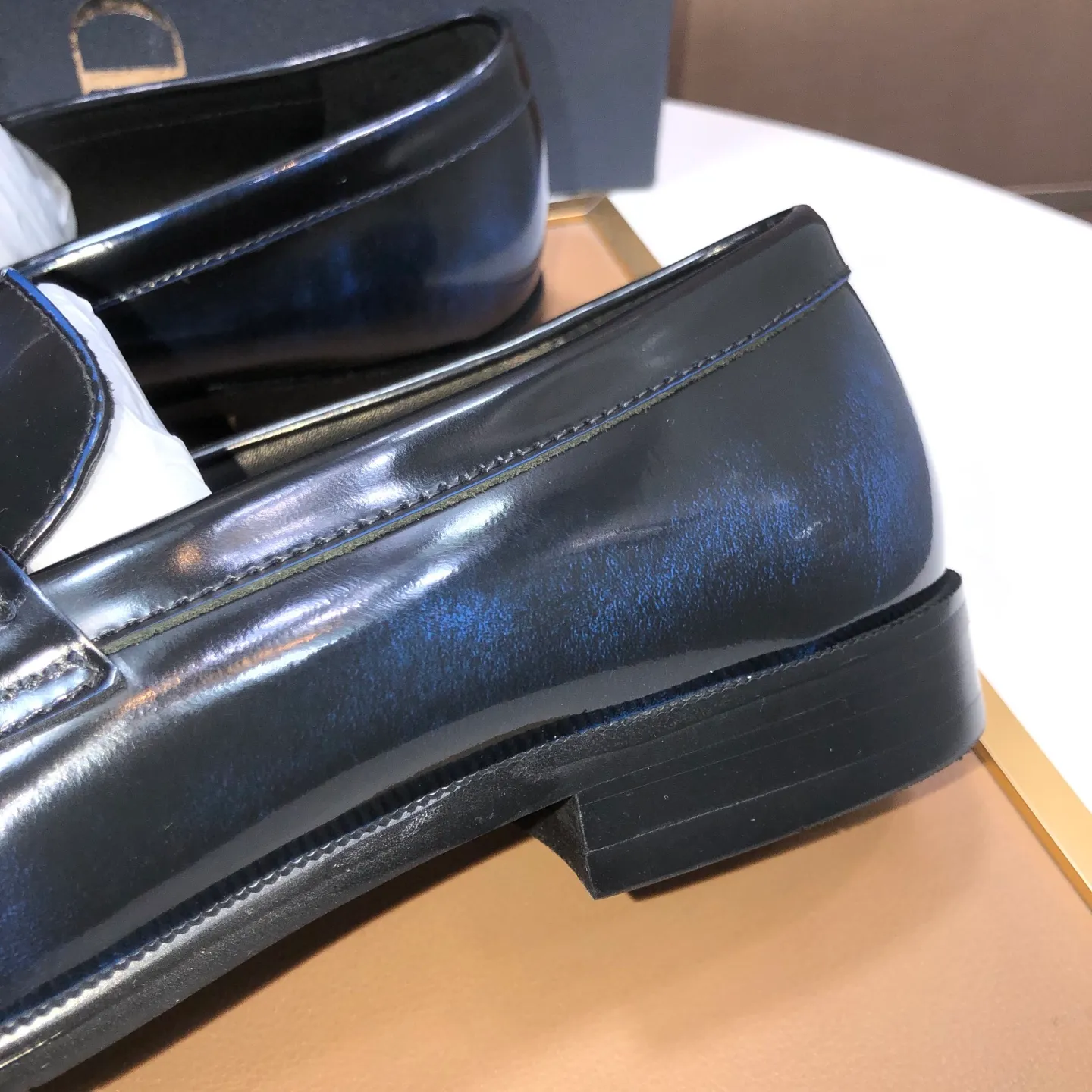 Men's shoes 💰580💰[Dior] (water-dyed cowhide lining) Dior original 1:1 high-quality factory, imported original materials, imported raw cowhide, water-dyed cowhide lining, original TPU outsole, code number: 39-44 (45 customized)